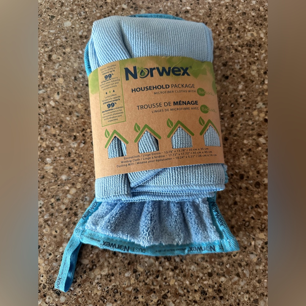 Norwex 3 Piece Household Package in Light Blue - Picture 2 of 11